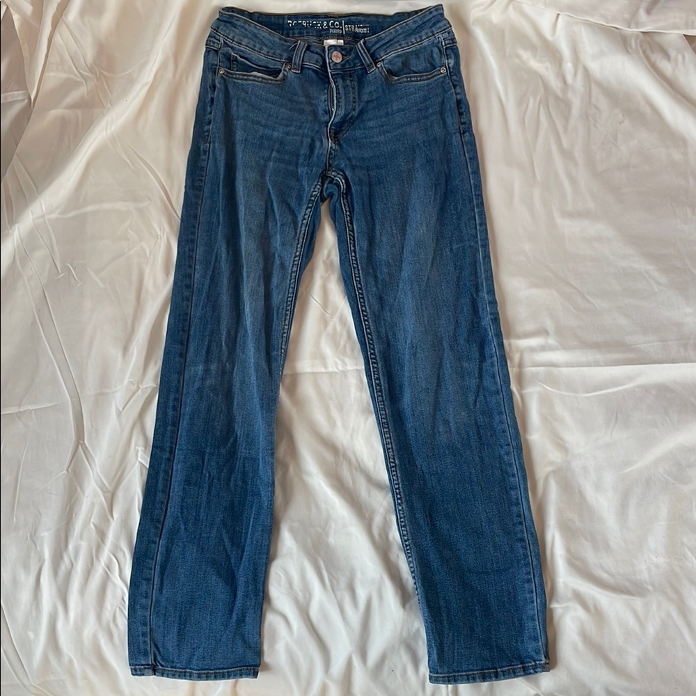 Dark Blue Straight Jeans